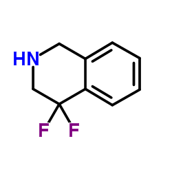 4,4-Difluoro-1,2,3,4-tetrahydroisoquinoline Structure