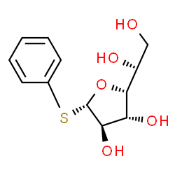 .beta.-D-Glucofuranoside, phenyl 1-thio-结构式