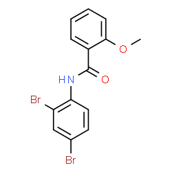 N-(2,4-Dibromophenyl)-2-methoxybenzamide structure