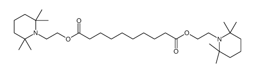 bis[2-(2,2,6,6-tetramethylpiperidin-1-yl)ethyl] decanedioate结构式