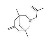 1,5-dimethyl-3-(2-methyl-allyl)-7-methylene-3-bora-bicyclo[3.3.1]nonane结构式