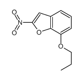 2-nitro-7-propoxy-1-benzofuran Structure