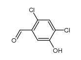 2,4-Dichloro-5-hydroxybenzaldehyde structure