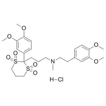 Tiapamil hydrochloride Structure