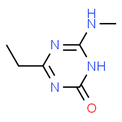 1,3,5-Triazin-2(1H)-one,4-ethyl-6-(methylamino)-(9CI)结构式