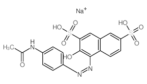 C.I. Acid Red 23, disodium salt Structure