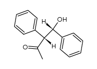 (3R,4S)-3,4-diphenyl-4-hydroxy-2-butanone结构式