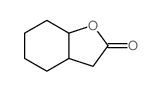 2 (3H)-Benzofuranone, hexahydro-结构式