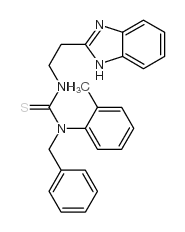 Thiourea, N-[2-(1H-benzimidazol-2-yl)ethyl]-N-(2-methylphenyl)-N-(phenylmethyl)- (9CI) structure