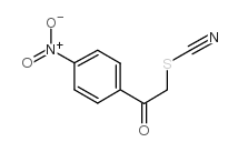 1-(4-硝基苯基)-2-硫氰酸根合-1-酮结构式