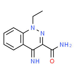 3-Cinnolinecarboxamide,1-ethyl-1,4-dihydro-4-imino-(9CI) structure