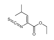 ethyl 2-isothiocyanato-4-methylpent-2-enoate结构式