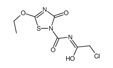 N-(2-chloroacetyl)-5-ethoxy-3-oxo-1,2,4-thiadiazole-2-carboxamide Structure