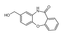 8-(hydroxymethyl)dibenzo[b,f][1,4]oxazepin-11(10H)-one结构式