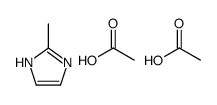 acetic acid,2-methyl-1H-imidazole Structure