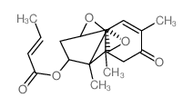 Trichothec-9-en-8-one,12,13-epoxy-4-[[(2Z)-1-oxo-2-butenyl]oxy]-, (4b)- structure