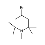 4-bromo-1,2,2,6,6-pentamethylpiperidine结构式