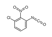 1-chloro-3-isocyanato-2-nitrobenzene Structure