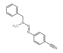 p-(3-Benzyl-3-methyl-1-triazeno)benzonitrile结构式