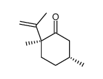 2-Isopropenyl-2,5-dimethyl-1-cyclohexanone结构式