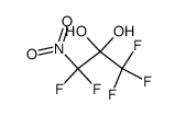 3-Nitro-pentafluorpropan-2,2-diol Structure