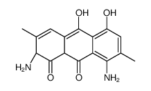 9,10-Anthracenedione, 1,8-diamino-4,5-dihydroxy-, methylated structure