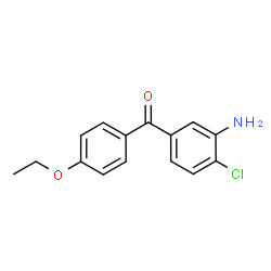 (3-Amino-4-chlorophenyl)(4-ethoxyphenyl)methanone结构式