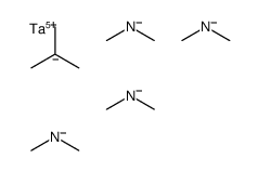 dimethylazanide,2-methylpropane,tantalum(5+)结构式