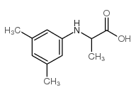 2-(3,5-二甲基苯氨基)丙酸结构式