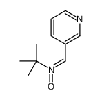 N-tert-butyl-1-pyridin-3-ylmethanimine oxide Structure