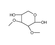 Xylopyranose, 2,3-di-O-methyl-, .beta.-D- Structure