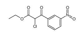 ethyl 2-chloro-3-(3-nitrophenyl)-3-oxopropanoate Structure