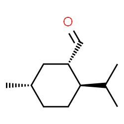 Cyclohexanecarboxaldehyde, 5-methyl-2-(1-methylethyl)-, (1S,2R,5S)- (9CI) Structure