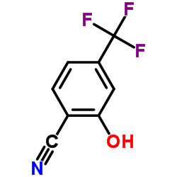 2-Hydroxy-5-(trifluoromethyl)benzonitrile Structure