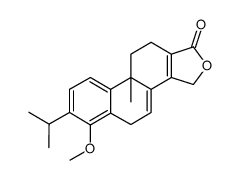 (+/-)-(9bS)-10,11-dihydro-7-isopropyl-6-methoxy-9b-methylphenanthro[2,1-c]furan-1(3H,5H,9bH)-one结构式