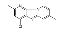 4-Chloro-2,7-dimethyldipyrido(1,2-a:3',2'-d)imidazole Structure