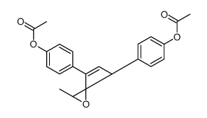 2,3-epoxy-3,4-bis(4'-acetoxyphenyl)-4-hexene structure