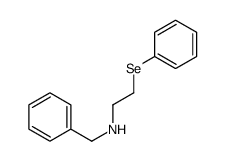 N-benzyl-2-phenylselanylethanamine结构式