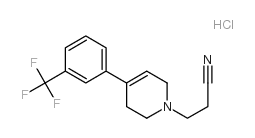 4-(3-Trifluoromethylphenyl)-1-(2-cyanoethyl)-1,2,3,6-tetrahydropyridin e hcl picture