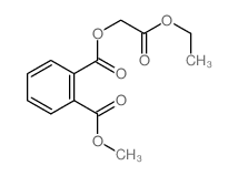 1,2-Benzenedicarboxylicacid, 1-(2-ethoxy-2-oxoethyl) 2-methyl ester structure