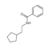 N-(2-cyclopentyl-ethyl)-benzamide Structure