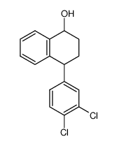 4-(3,4-dichlorophenyl)-1,2,3,4-tetrahydro-naphthalen-1-ol Structure