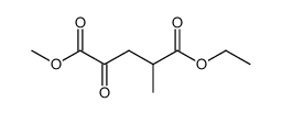 1-ethyl 5-methyl 2-methyl-4-oxopentanedioate结构式