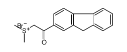 [2-(9H-fluoren-2-yl)-2-oxoethyl]-dimethylsulfanium,bromide Structure