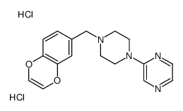 2-[4-(1,4-benzodioxin-6-ylmethyl)piperazin-1-yl]pyrazine,dihydrochloride结构式