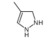 4-methyl-2,3-dihydro-1H-pyrazole结构式