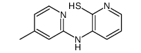 3-[(4-methylpyridin-2-yl)amino]-1H-pyridine-2-thione Structure