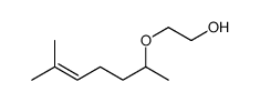 2-(6-methylhept-5-en-2-yloxy)ethanol Structure