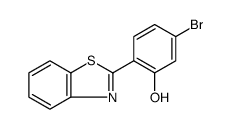 2-(benzo[d]thiazol-2-yl)-5-bromophenol Structure