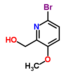 (6-Bromo-3-methoxy-2-pyridinyl)methanol Structure